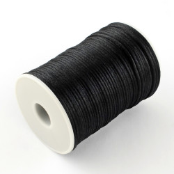 Rattail 2mm BLACK (120)